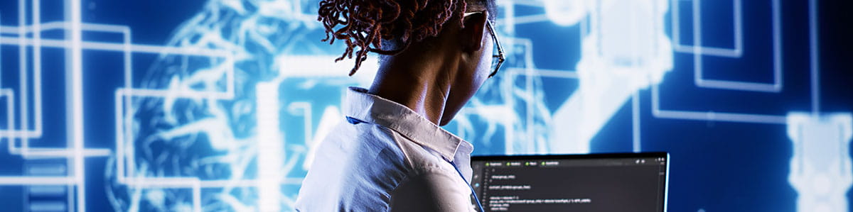 a person wearing glasses