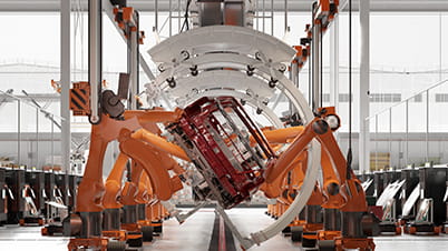 Automation in manufacturing factory Automation in manufacturing factory