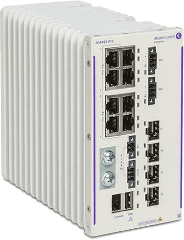 Front right view of OmniSwitch OS6465-p12. Front right view of OmniSwitch OS6465-p12.