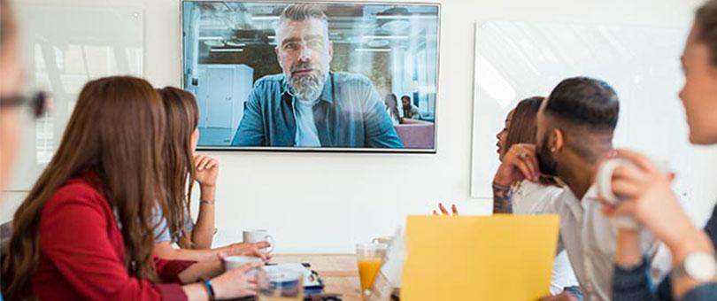 Rainbow enterprise video augment existing huddle room callout image