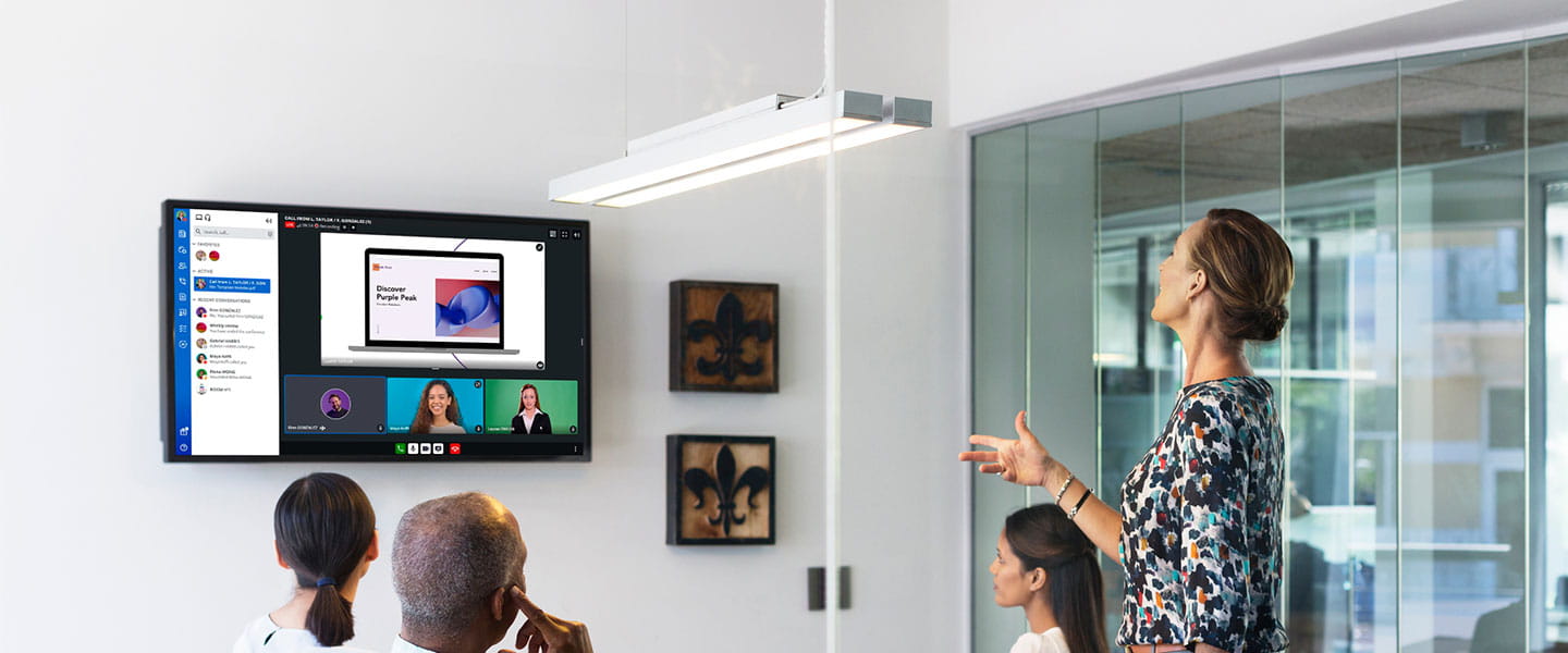 This is the Rainbow Page top banner representing people watching a screen.