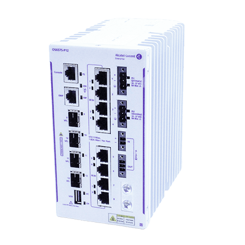 OmniSwitch 6575 DIN Rail Ethernet Switch