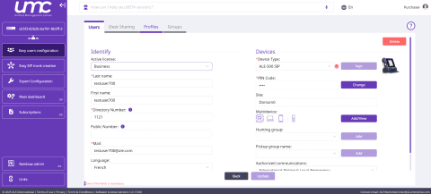Unified Management Center